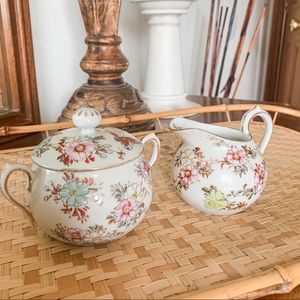 AA VANTINE antique sugar and cream dish